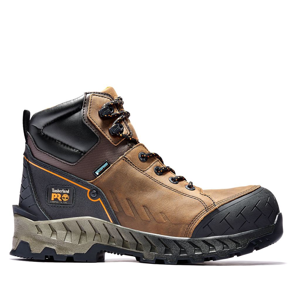 Bocanci De Muncă Timberland Barbati Maro/Negrii - Pro® Summit 6-Inch Composite-Toe - Romania - NVDXQ